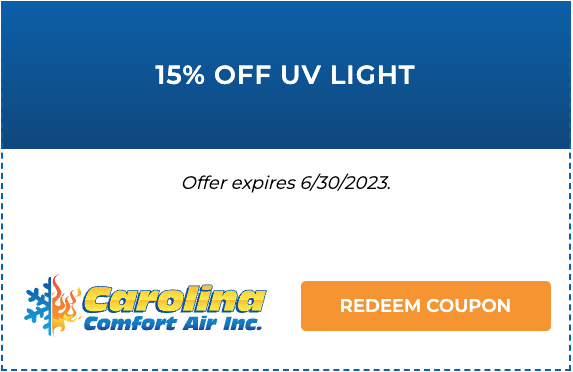 15% Off UV Light and Airscrubber