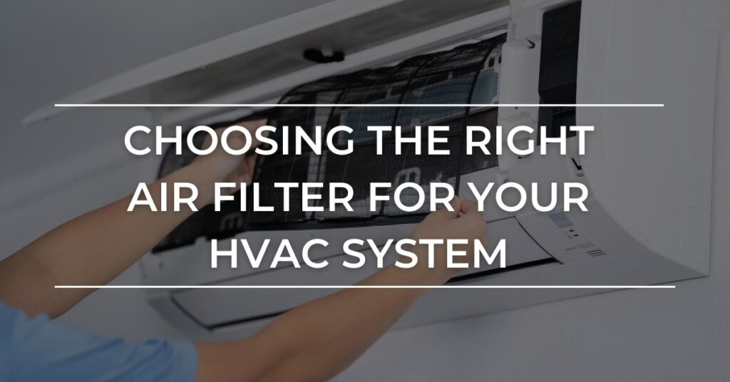 What is the best Air Filter for my heating or air conditioning system or unit when living in north carolina