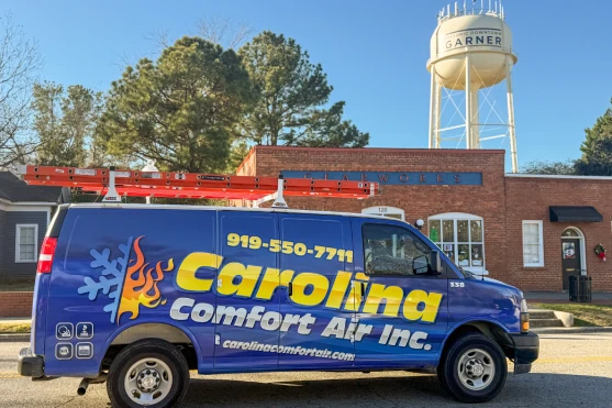 Garner, NC - AC repair & service van
