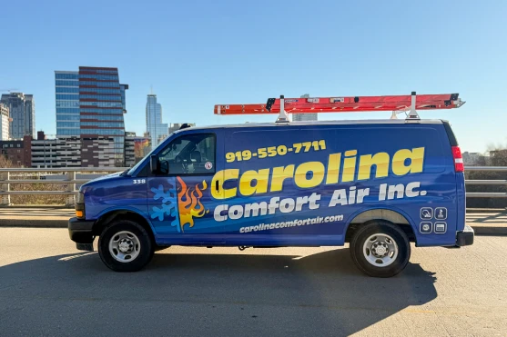 Raleigh, NC - AC service and repair van