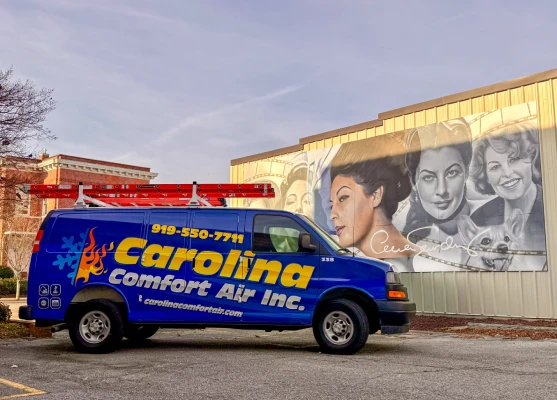 Smithfield NC AC maintenance and service van